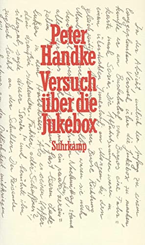 Versuch über die Jukebox: Erzählung Versuch über die Jukebox: Erzählung