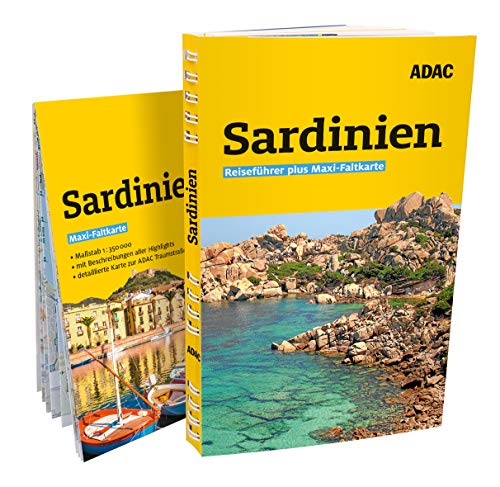 ADAC Reiseführer plus Sardinien: Mit Maxi-Faltkarte und praktischer Spiralbindung