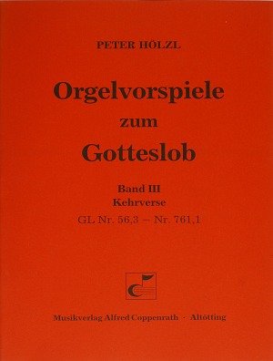 Hölzl: Orgelvorspiele zum Gotteslob III. Partitur
