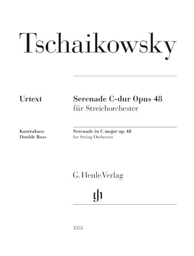 Serenade C-dur op. 48 für Streichorchester; Kontrabass Einzelstimme von G. Henle Verlag