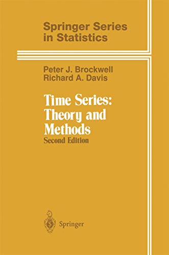 Time Series: Theory and Methods (Springer Series in Statistics)