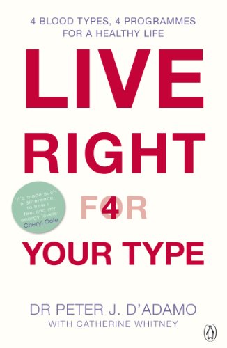 Live Right for Your Type: The Individualized Prescription For Maximizing Health, Metabolism, And Vitality In Every Stage Of Your Life. 4 Blood Types, 4 Programmes for a Healthy Life von imusti