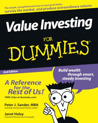 Value Investing For Dummies, 2nd Edition (For Dummies Series) von For Dummies