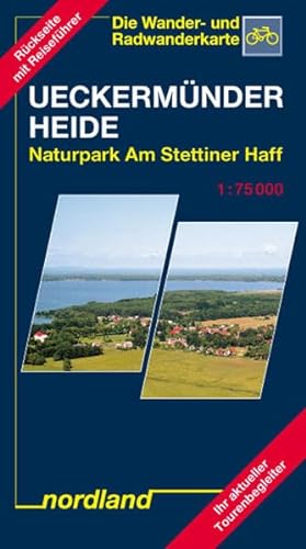 Nordland Karten, Ueckermünder Heide/Oderhaff mit Stadtkarte Ueckermünde: 1:75000, Wander- und Radwanderkarte (Deutsche Ostseeküste)