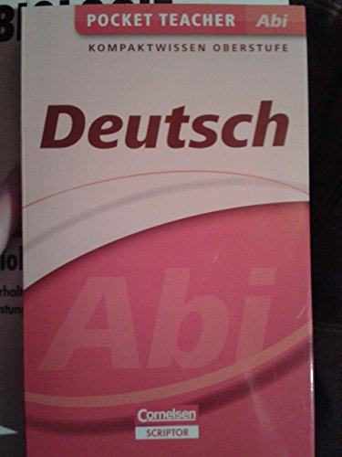 Pocket Teacher Abi Deutsch: Kompaktwissen Oberstufe