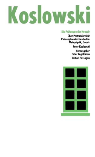 Die Prüfungen der Neuzeit von Passagen Verlag
