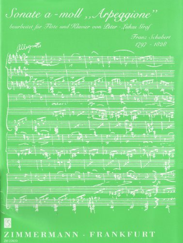 Sonate a-Moll ”Arpeggione": Flöte und Klavier.