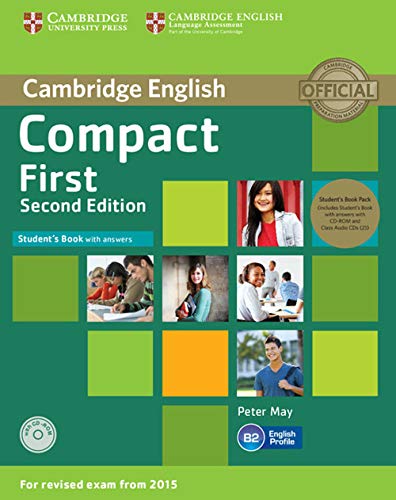 Compact First Student's Book Pack (Student's Book with Answers with CD-ROM and Class Audio CDs(2)) 2nd Edition: For Revised Exam from 2015 von Cambridge University Press