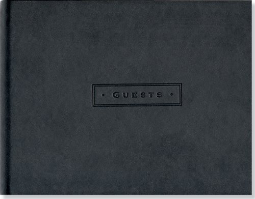 Artisan Guest Book/Classic Black