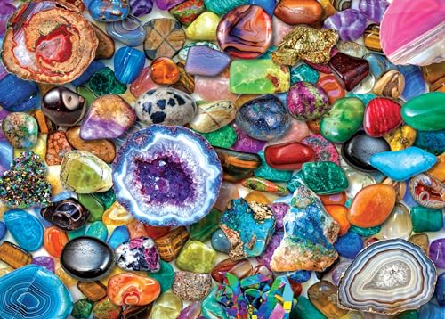 Crystals and Gemstones Jigsaw Puzzle: 1000 Pieces von Peter Pauper Press
