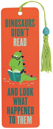 Dinosaurs Didn t Read Beaded Bookmark