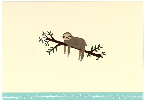 NOTE CARD SLOTH