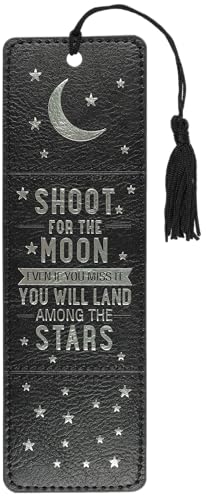Shoot for the Moon Artisan Bookmark: With Tassel