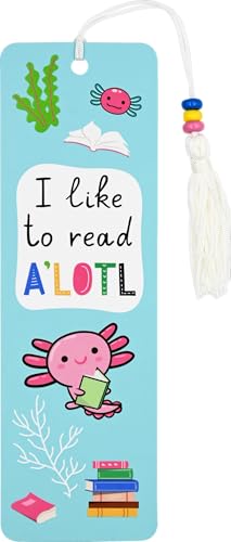 Axolotls Beaded Bookmark von Peter Pauper Press