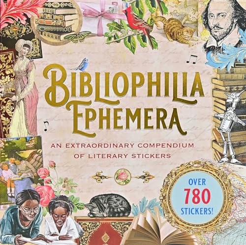Bibliophelia Ephemera Sticker Book (Over 780 Stickers) von Peter Pauper Press