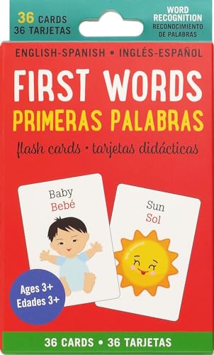 Bilingual Flash Cards - First Words (English/Spanish) von Peter Pauper Press