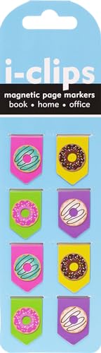 Donuts i-Clips Magnetic Page Markers (set of 8)