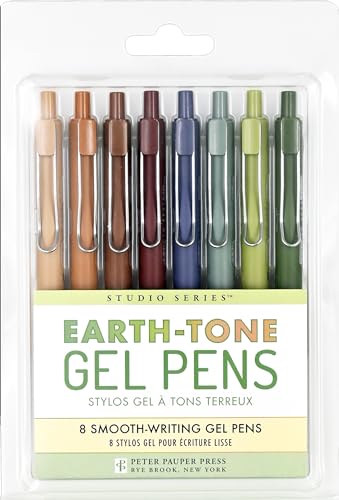 Earth-Tone Gel Pens - 8 Smooth Writing Pens Earth-Tone Gel Pens - 8 Smooth Writing Pens von Peter Pauper Press