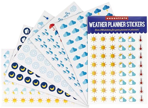 Essentials Weather Planner Stickers von Peter Pauper Press