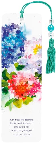 Hydrangeas Beaded Bookmark