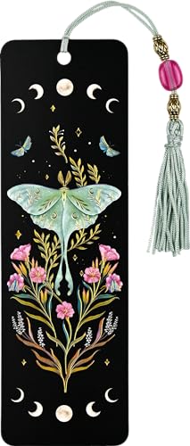 Luna Moth Beaded Bookmark Luna Moth Beaded Bookmark