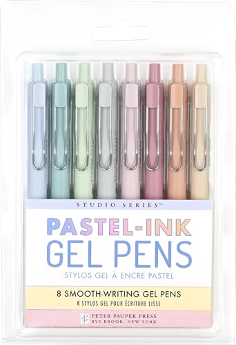 Pastel Gel Pens - 8 Smooth Writing Pens von Peter Pauper Press