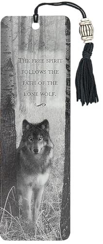 Wolf Beaded Bookmark