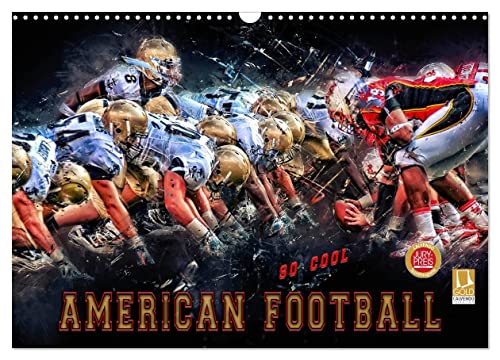 American Football - so cool (Wandkalender 2025 DIN A3 quer), CALVENDO Monatskalender von CALVENDO