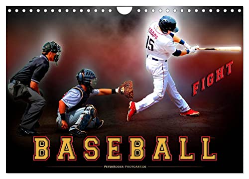Baseball - Fight (Wandkalender 2024 DIN A4 quer), CALVENDO Monatskalender von CALVENDO