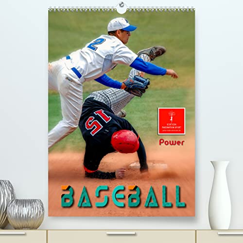 Baseball Power (hochwertiger Premium Wandkalender 2024 DIN A2 hoch), Kunstdruck in Hochglanz