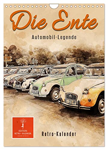 Die Ente - Automobil Legende (Wandkalender 2024 DIN A4 hoch), CALVENDO Monatskalender