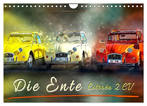 Die Ente - Citroën 2CV (Wandkalender 2025 DIN A4 quer), CALVENDO Monatskalender von CALVENDO