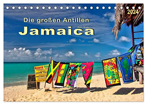 Die großen Antillen - Jamaica (Tischkalender 2024 DIN A5 quer), CALVENDO Monatskalender