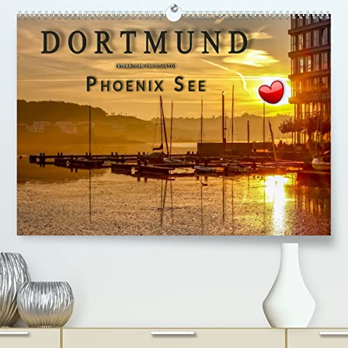 Dortmund Phoenix See (hochwertiger Premium Wandkalender 2024 DIN A2 quer), Kunstdruck in Hochglanz