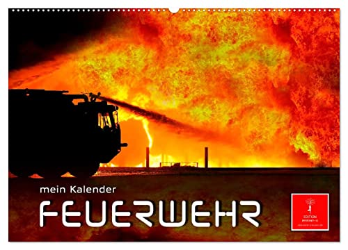 Feuerwehr - mein Kalender (Wandkalender 2024 DIN A2 quer), CALVENDO Monatskalender