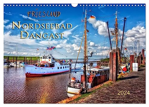 Friesland - Nordseebad Dangast (Wandkalender 2024 DIN A3 quer), CALVENDO Monatskalender