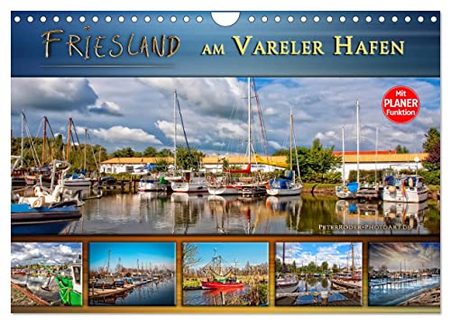 Friesland - am Vareler Hafen (Wandkalender 2024 DIN A4 quer), CALVENDO Monatskalender