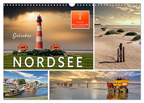 Geliebte Nordsee (Wandkalender 2024 DIN A3 quer), CALVENDO Monatskalender von CALVENDO