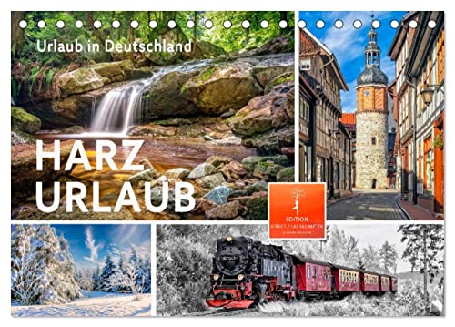 Harz - Urlaub (Tischkalender 2024 DIN A5 quer), CALVENDO Monatskalender von CALVENDO