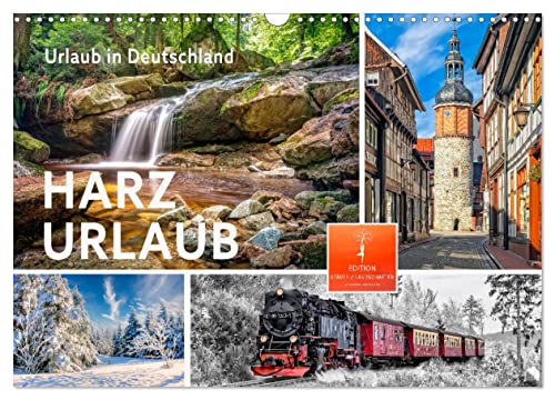 Harz - Urlaub (Wandkalender 2024 DIN A3 quer), CALVENDO Monatskalender von CALVENDO