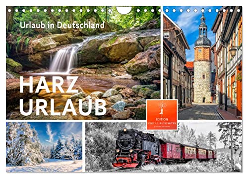 Harz - Urlaub (Wandkalender 2024 DIN A4 quer), CALVENDO Monatskalender von CALVENDO