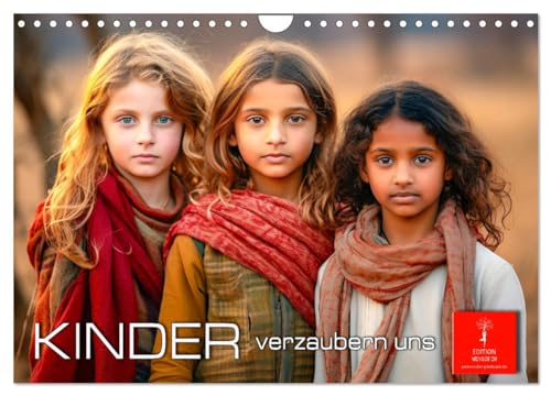 Kinder verzaubern uns (Wandkalender 2025 DIN A4 quer), CALVENDO Monatskalender