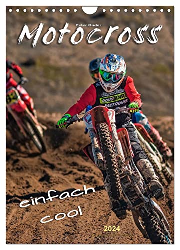 Motocross - einfach cool (Wandkalender 2024 DIN A4 hoch), CALVENDO Monatskalender von CALVENDO