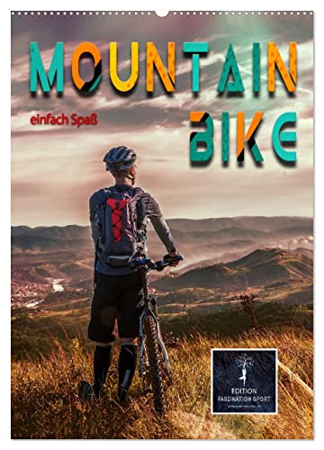Mountainbike - einfach Spaß (Wandkalender 2024 DIN A2 hoch), CALVENDO Monatskalender