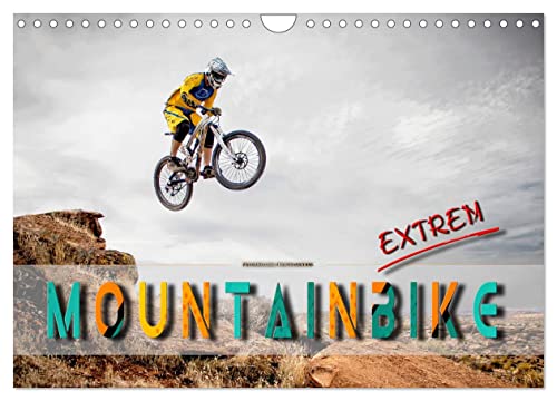 Mountainbike extrem (Wandkalender 2024 DIN A4 quer), CALVENDO Monatskalender