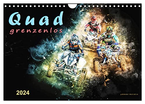 Quad grenzenlos (Wandkalender 2024 DIN A4 quer), CALVENDO Monatskalender