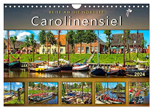 Reise an die Nordsee - Carolinensiel (Wandkalender 2024 DIN A4 quer), CALVENDO Monatskalender von CALVENDO