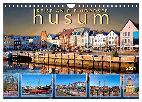 Reise an die Nordsee - Husum (Wandkalender 2024 DIN A4 quer), CALVENDO Monatskalender von CALVENDO