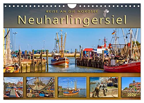 Reise an die Nordsee - Neuharlingersiel (Wandkalender 2024 DIN A4 quer), CALVENDO Monatskalender