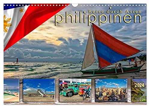 Reise durch Asien - Philippinen (Wandkalender 2024 DIN A3 quer), CALVENDO Monatskalender